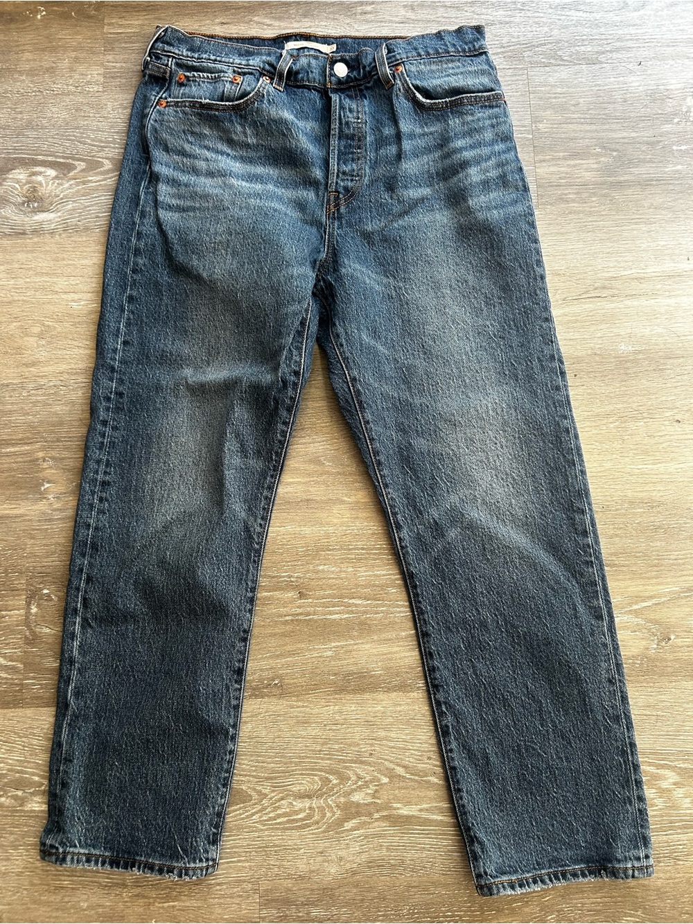 Levi’s Premium Denim Button Fly Wedgie Straight White Label Jeans Size 32